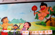 Bal Ganesh, Chota Bhim Dance on classroom walls here